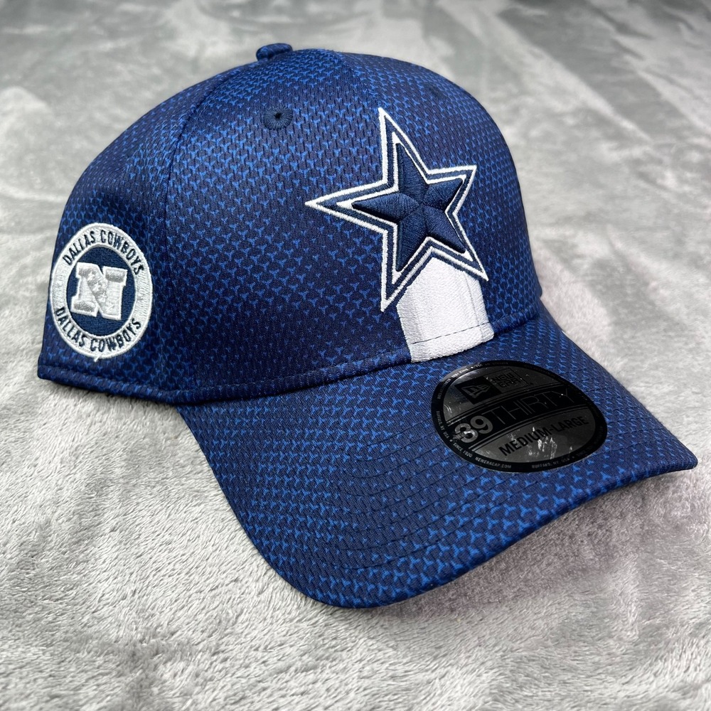 New Era‎ Dallas Cowboys NFL Blue 2022 Sideline 39Thirty Flex Fit Stretch Hat M/L